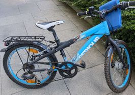 SERIOUS Dirt Junior Bike - 20 Zoll - Blau - Mit Gepäckträger