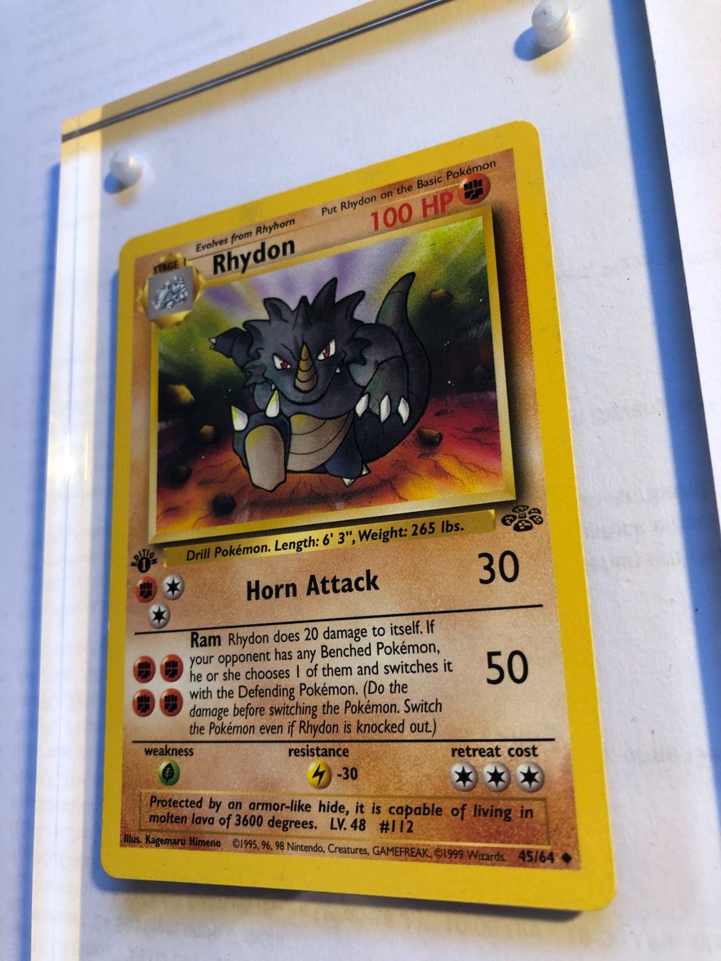 Carte collezionabili: Rhydon (uncommon) 1st Jungle - MINT - ab 1.- – Usato da Giubiasco venduto da dan_pr8b 2