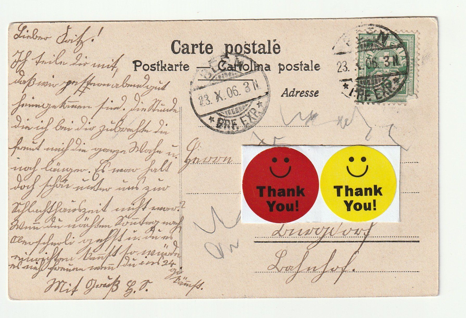 Cartoline postali: Ansichtskarte Bern Bärenbrunnen Marktplatz 1906 – Usato da St. Gallen venduto da Ricardo_Deals 1