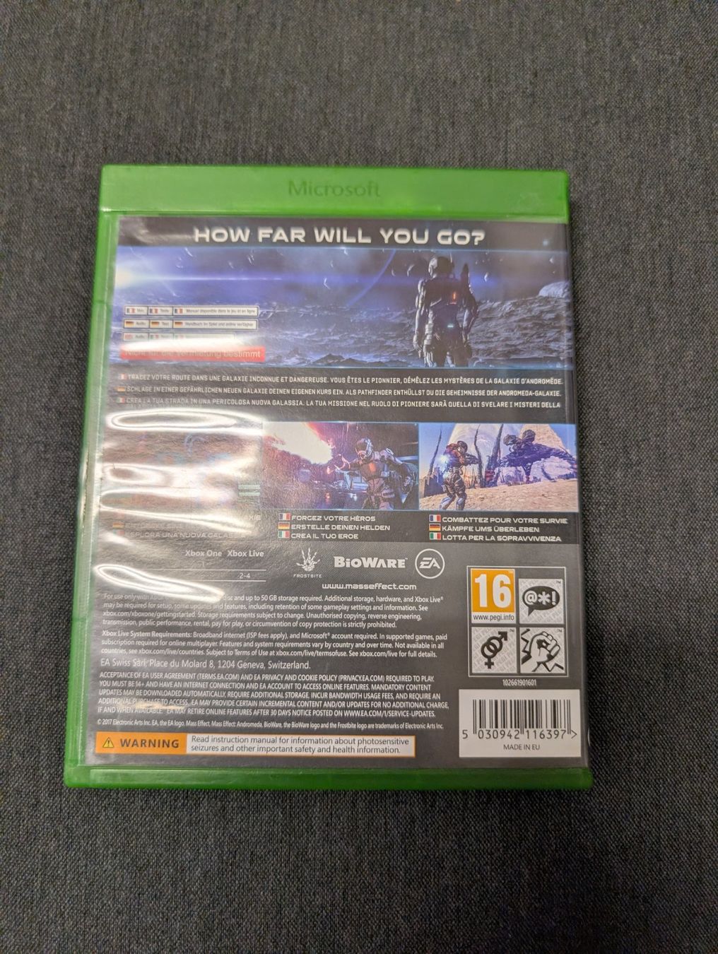 Giochi: Mass effect Andromeda Microsoft Xbox Series x / one – Usato da Giubiasco venduto da Ticinerd 1