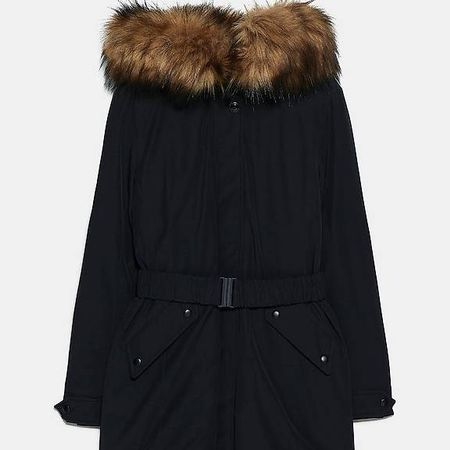 Zara - WASSERABWEISENDE DAUNENJACKE MIT KAPUZE, GRÖSSE M