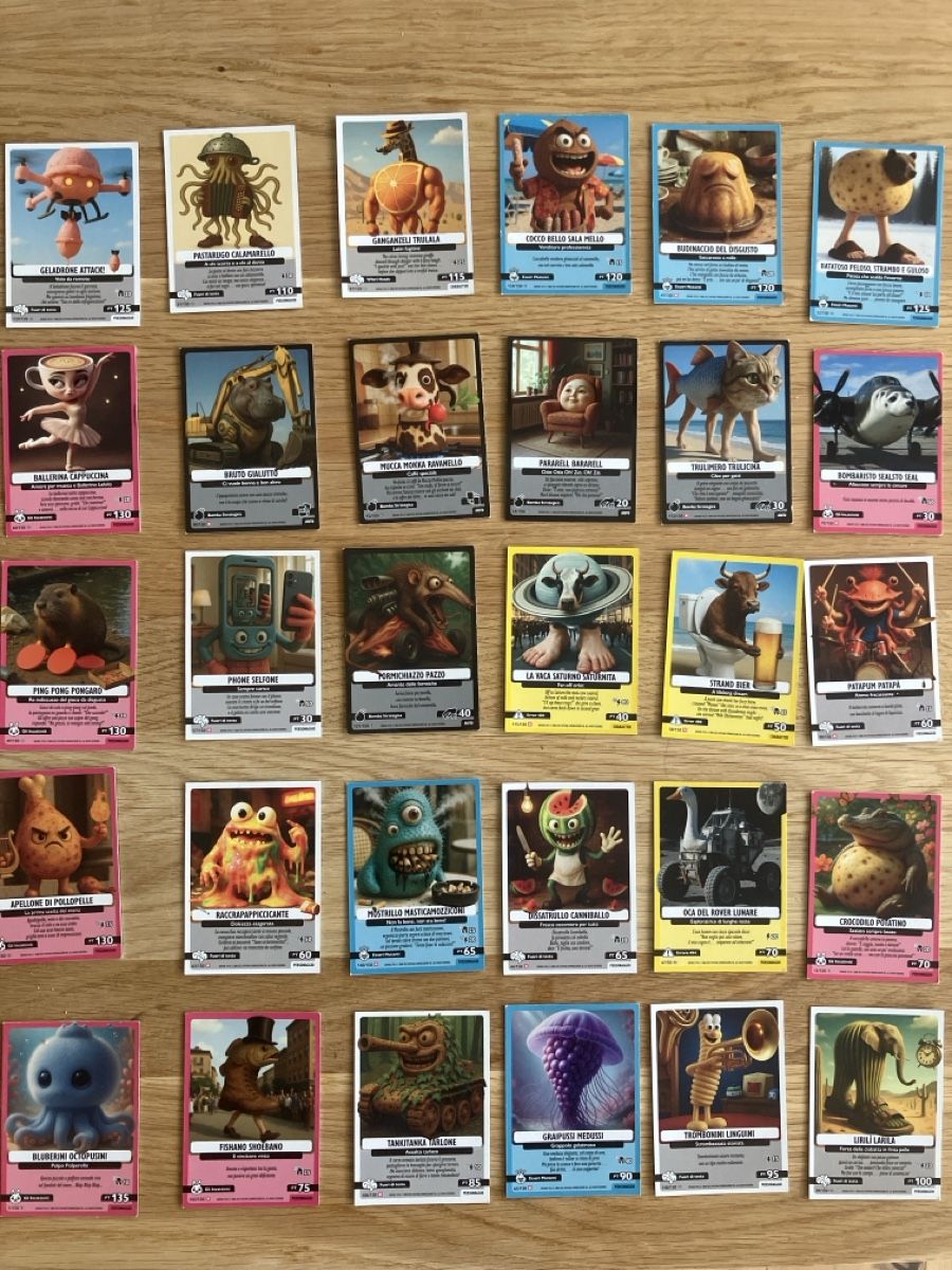 Sammelbilder & Trading cards: 30 Karten Skifidol Brainrot Serie Alpha – Neu (gemäss Beschreibung) aus St. Gallen von Rennicky
