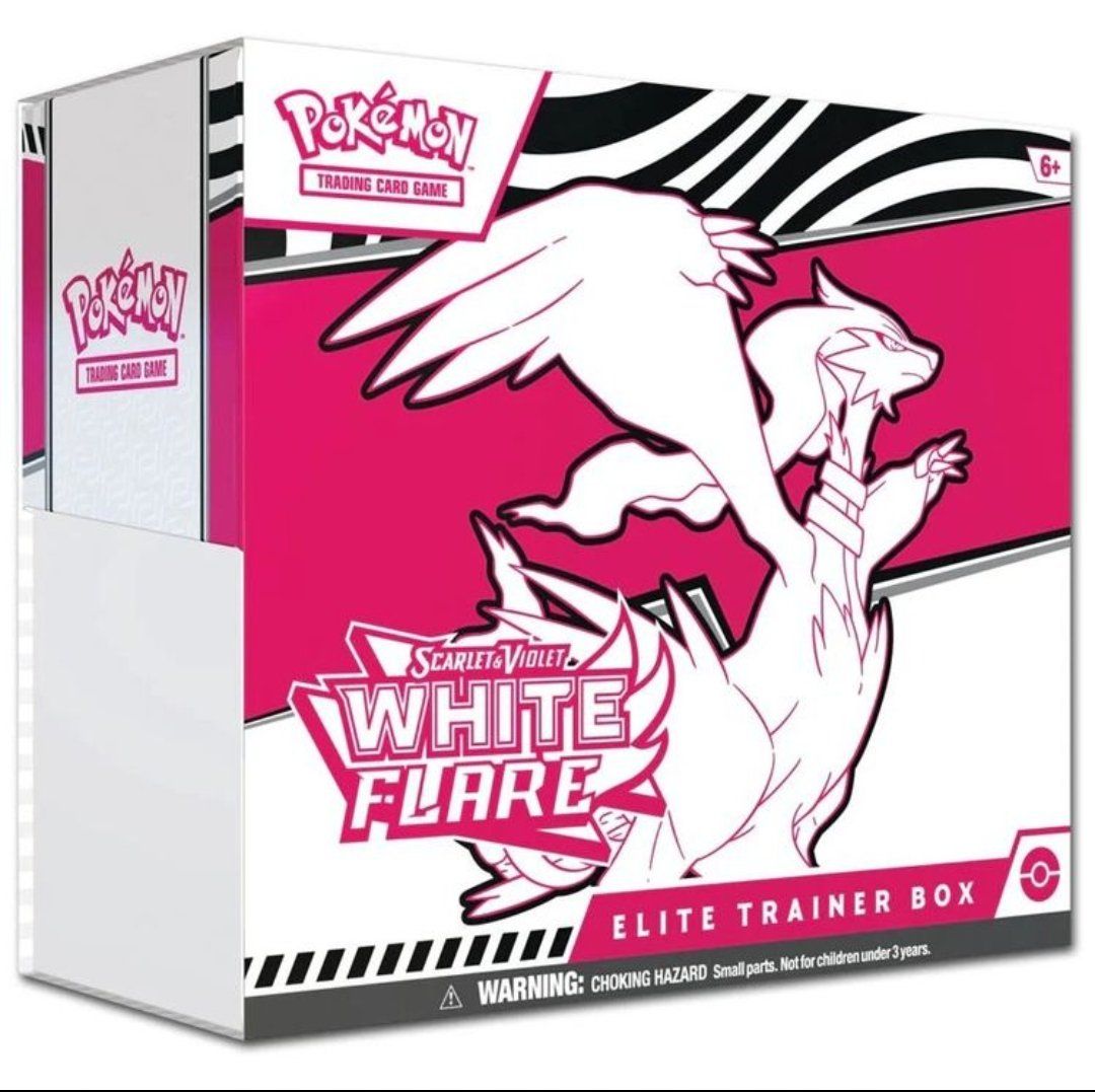 Pokémon Carte collezionabili: Pokémon ETB SV10.5 'Flamme Blanche' Elite Trainer Box – Nuovo e nell'imballaggio originale da Pompaples venduto da minifigureCH