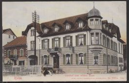 Kloten  Gasthof zum wilden Mann  1906   ( Feldpost )