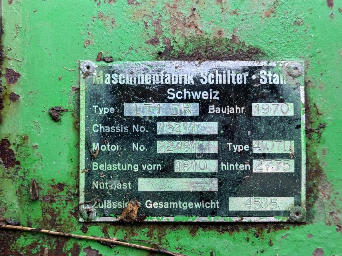 Schilter Tracteurs: Schilter LT1 – Défectueux à Riedtwil par Saphir16 8