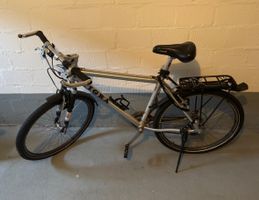 Velo TIGRA silber Fahrrad mit Gepäckträger Grösse S