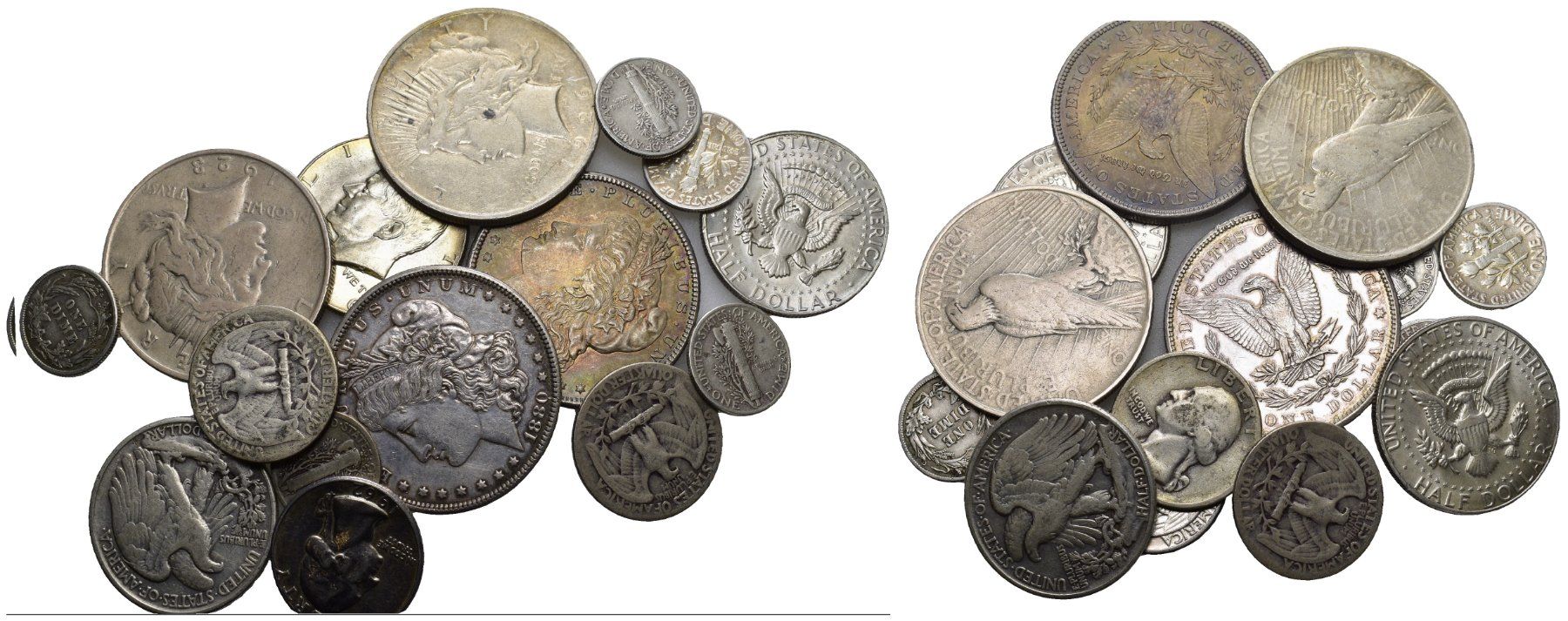 Alle Münzen: USA Lot Silber – Gebraucht aus Bern von numismatictops