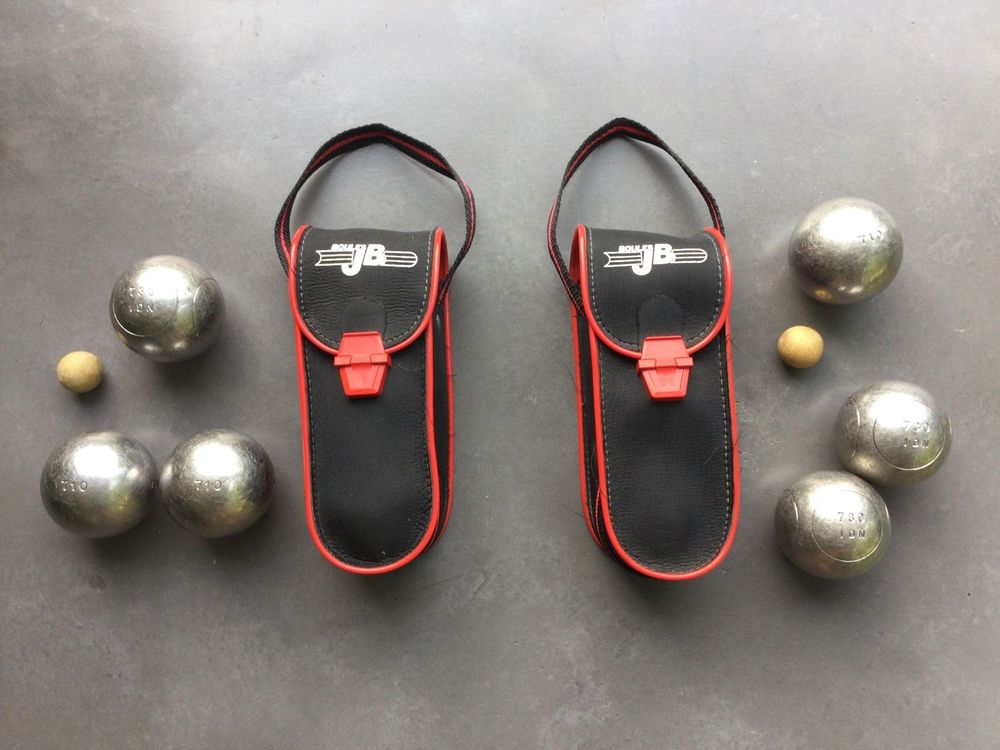 3 boules de pétanque Loisir JB vintage dual - boutique