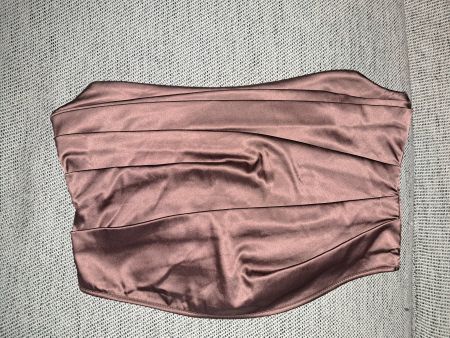ASOS Bandeau-Top, Satin-Look, Grösse 42, festlich!