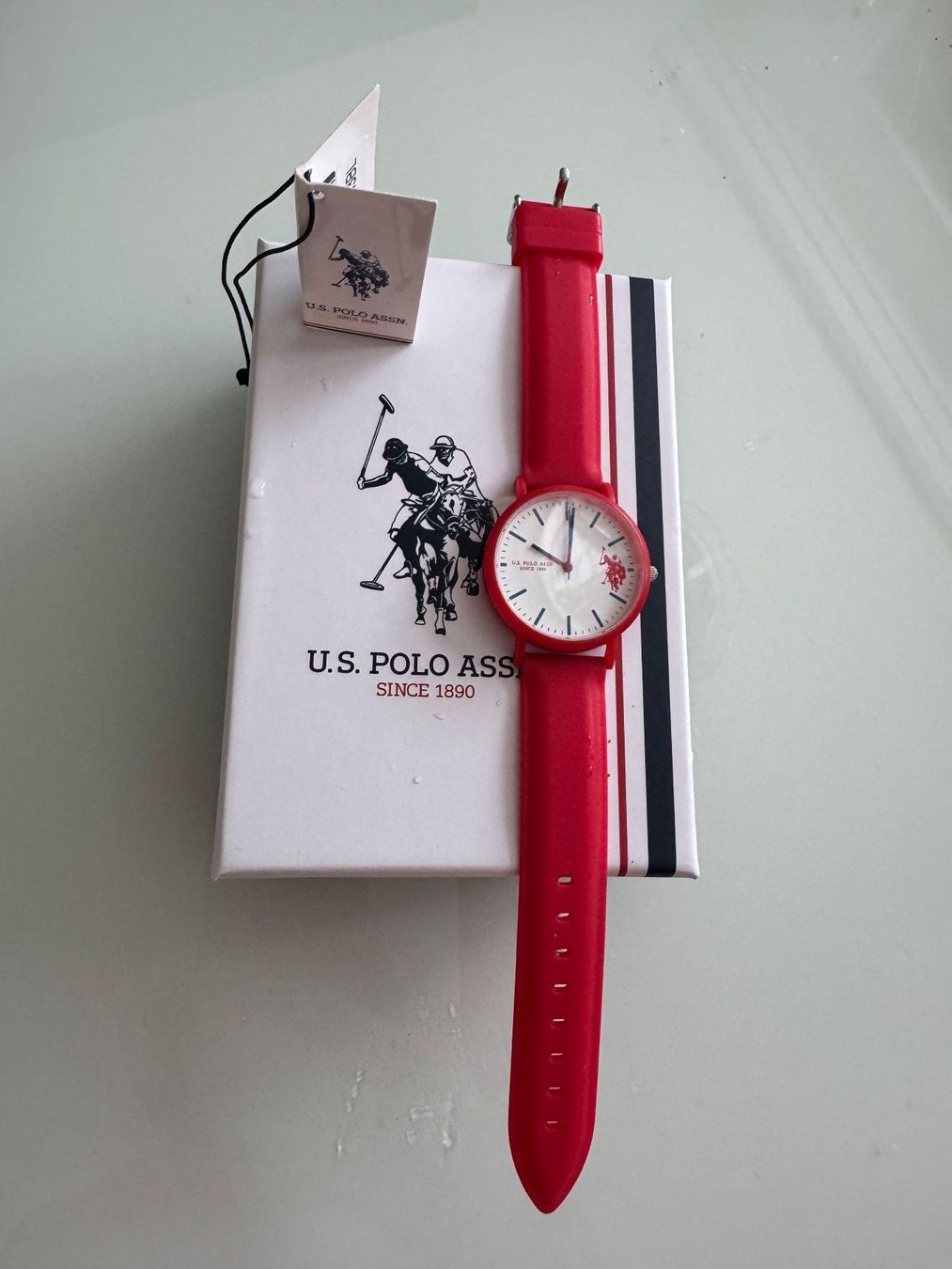 Orologi: U.S. Polo Assn. Uhr, Rot, oder Dunkelblau Neu mit Etikett, – Nuovo e nell'imballaggio originale da Adliswil venduto da Jessik0 2