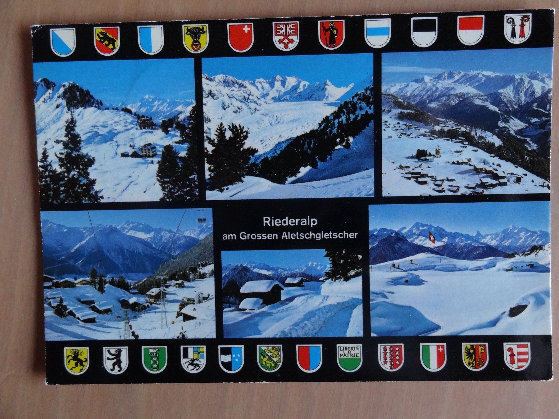 Cartoline postali: Riederalp - Wallis - 1987 – Usato da St Léonard venduto da Riglin