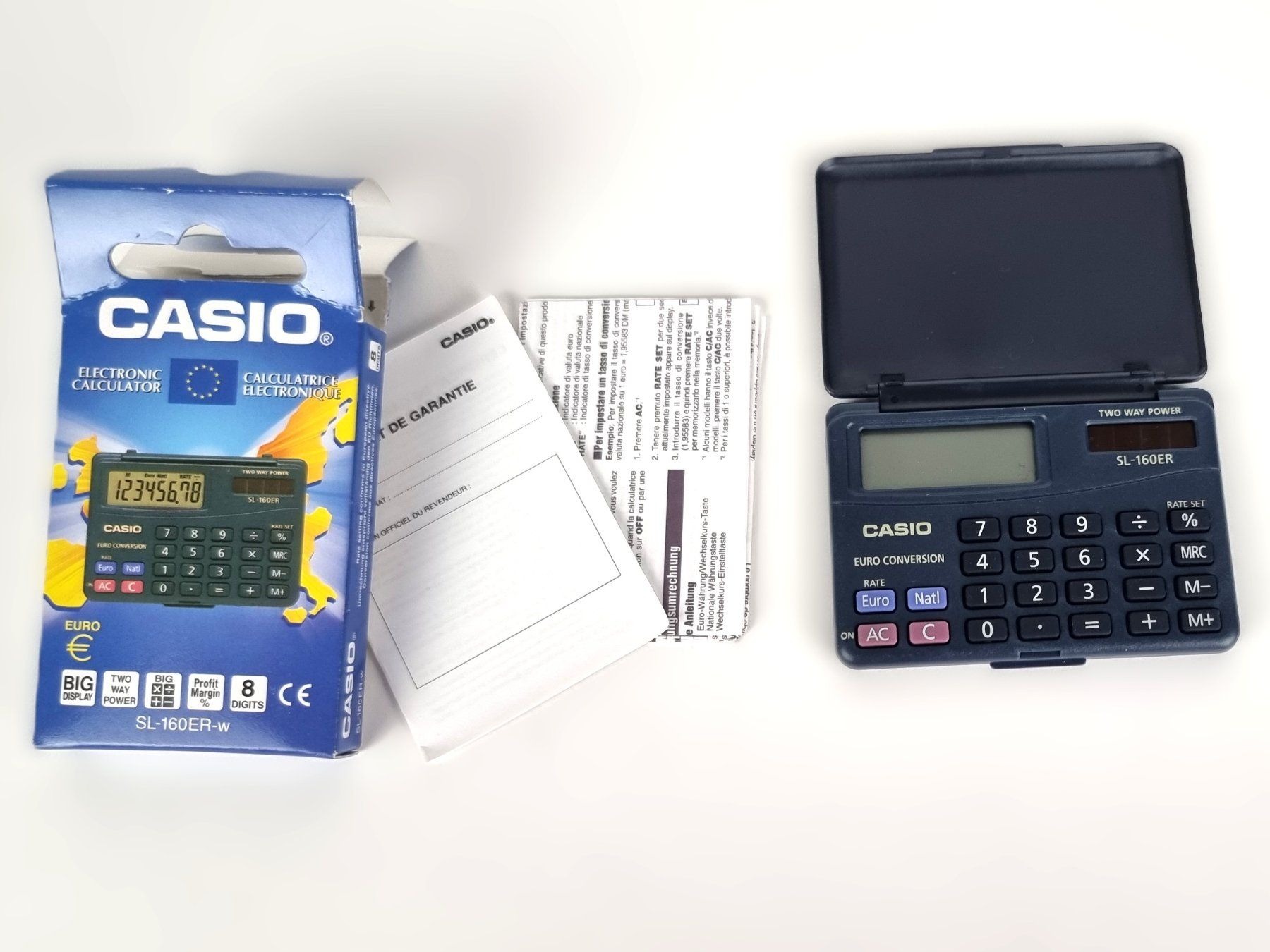 Casio Calcolatrici tascabili: Elektronischer Kalkulator Euro – Nuovo (secondo la descrizione) da Urtenen-Schönbühl venduto da Restwert_Schoenbuehl