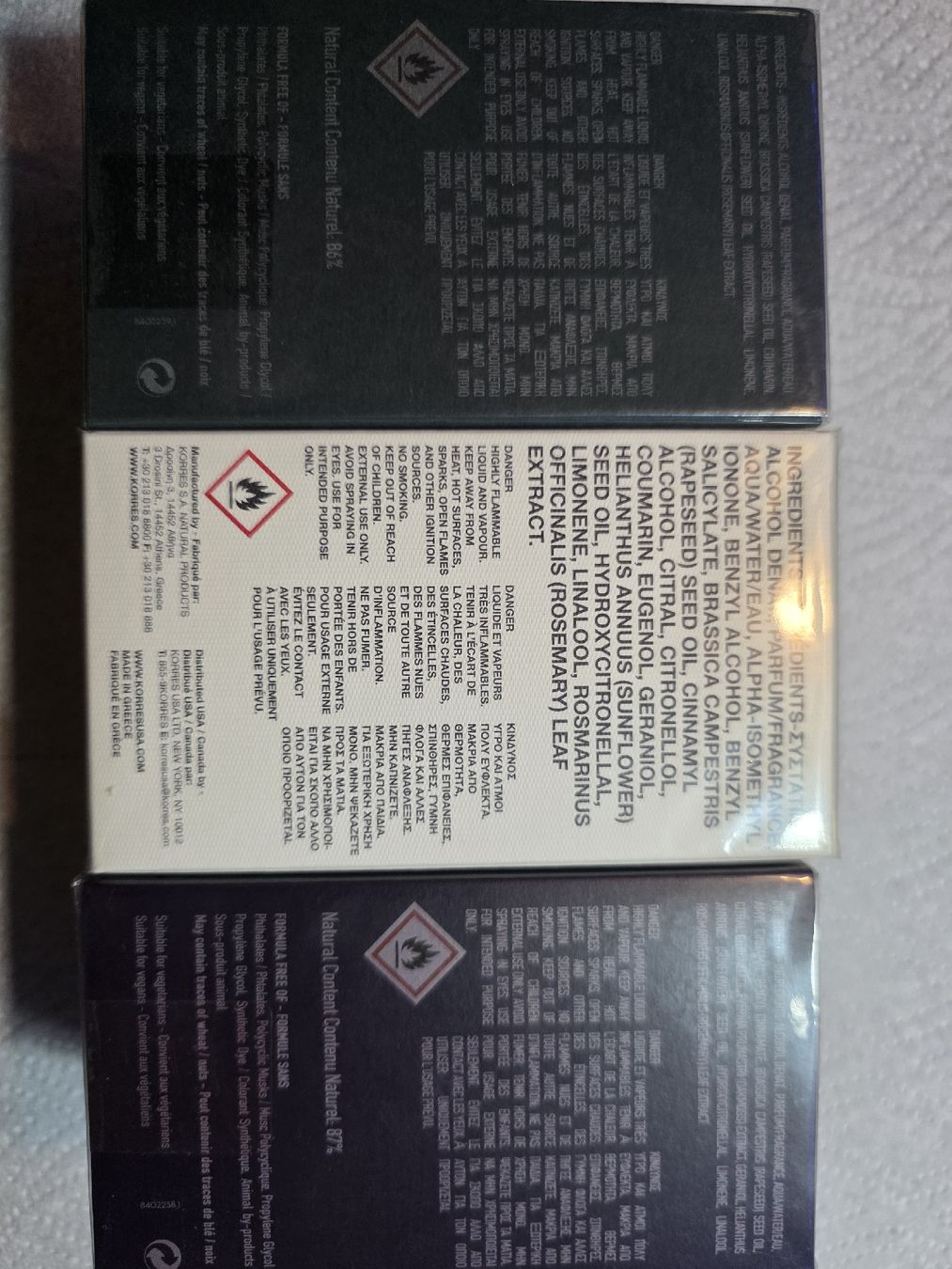 Profumi & Eau de Toilette: Korres Eau de Parfum 3er Set OUD Amethyst Emerald 50ml – Nuovo e nell'imballaggio originale da Hägendorf venduto da bue_58km 2