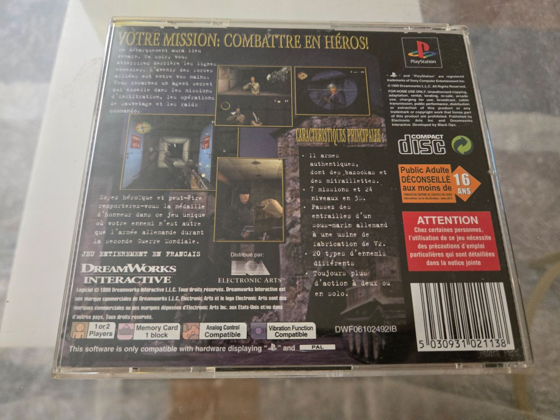Giochi: Medal Of Honor PS1 – Usato da Bussigny venduto da Kfdlt 1