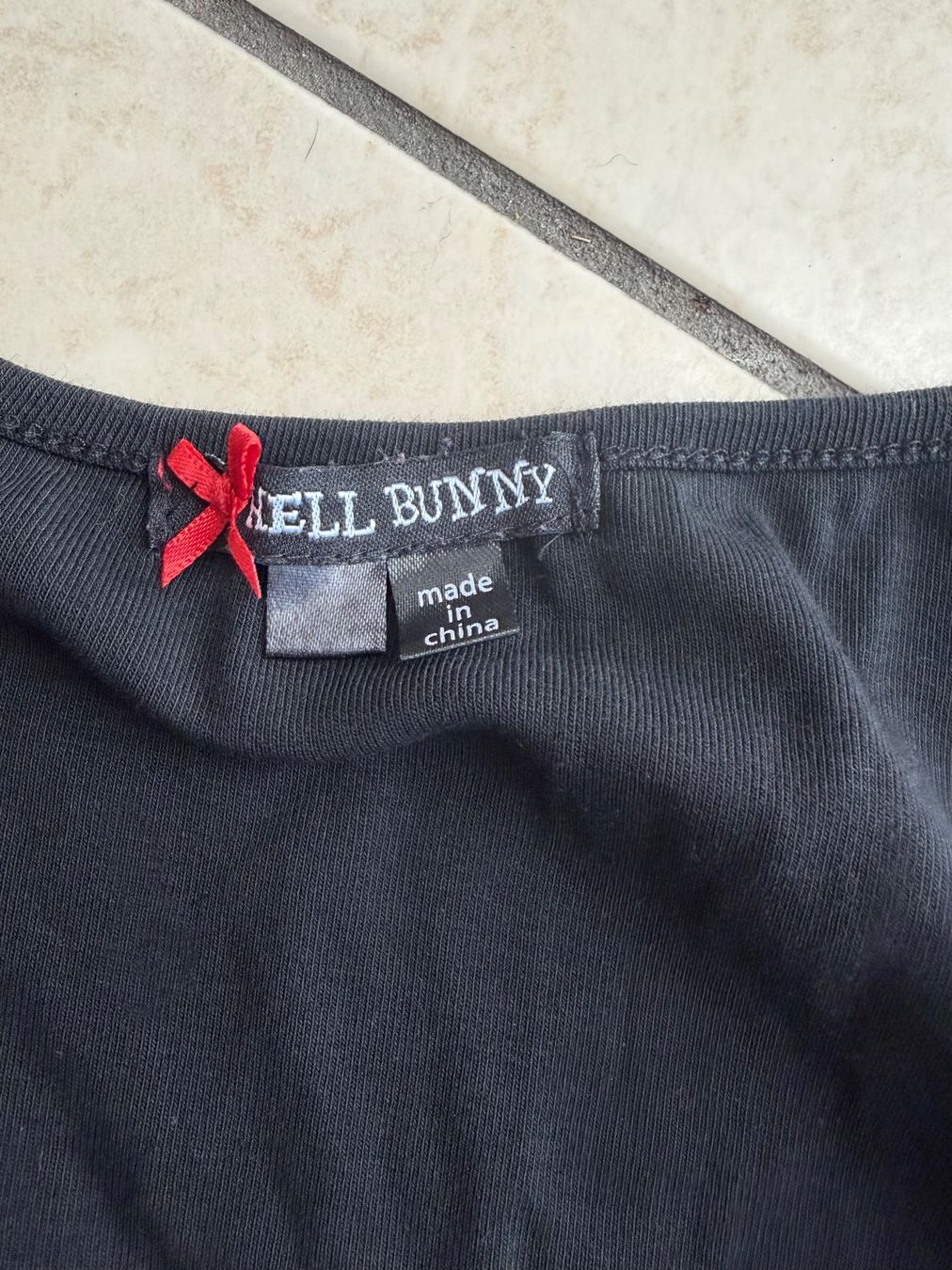 Top: Schwarzes Vintage-Top von Hell Bunny - Gr. XL – Usato da Verscio venduto da PariniIM 3