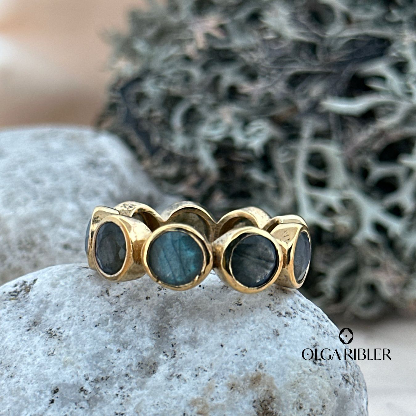 Olga Ribler Bagues: Memory Silber Ring 925 Grösse 59 Labradorite – Neuf (Voir description) à Luzern par Schmuckoutlet 1