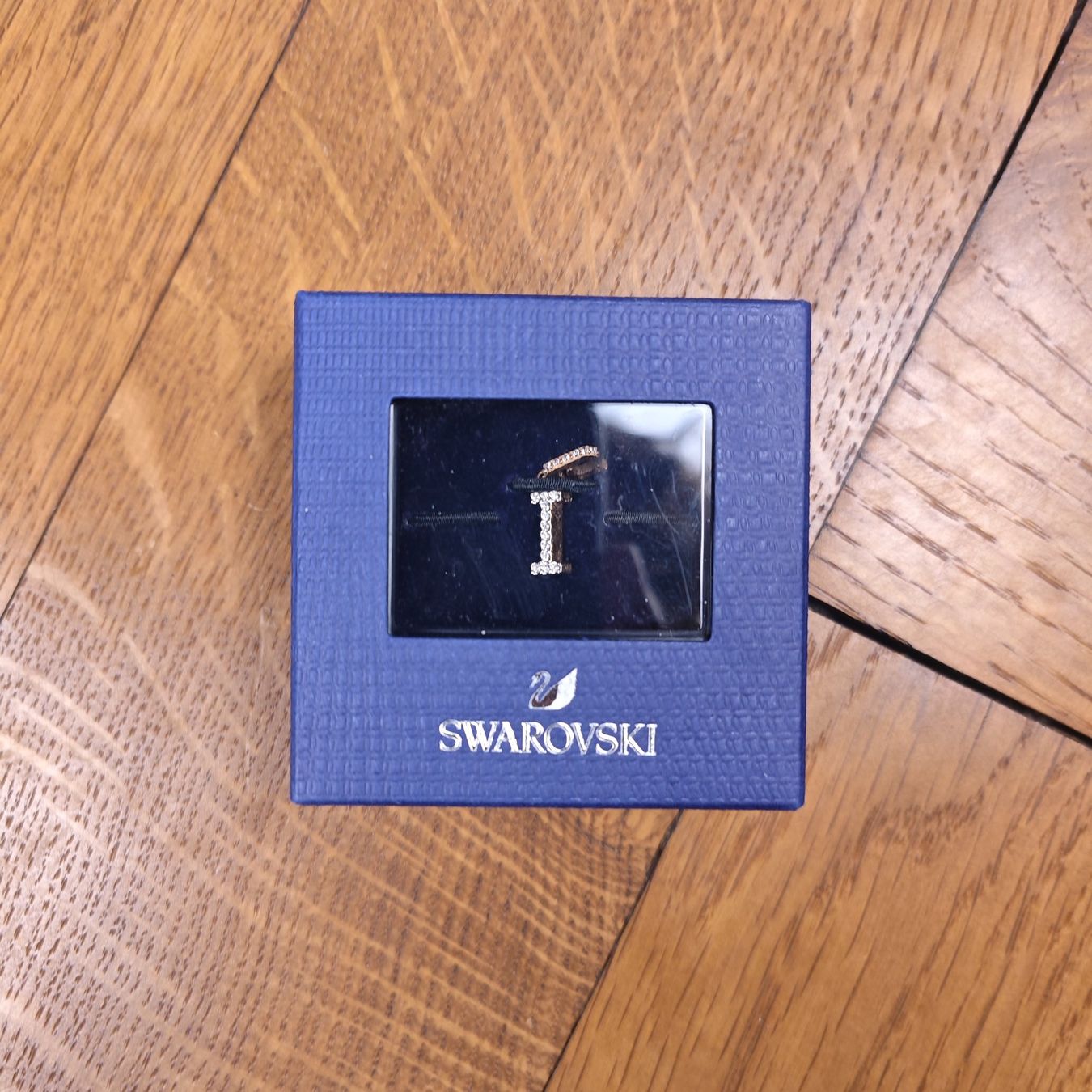 Swarovski Ciondoli: Swarovski Charm Buchstabe "I" 5437611 Kristalle Roségold – Usato da Schaffhausen venduto da clxud