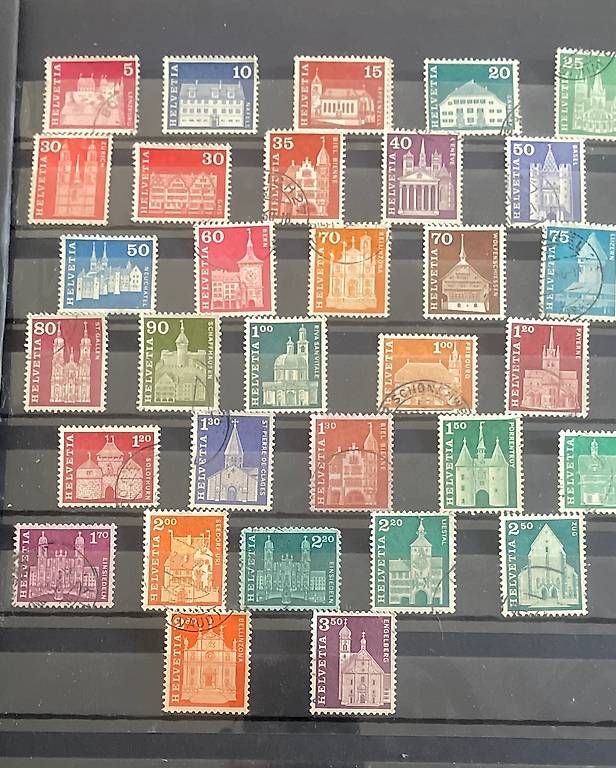 Tous les timbres: Schweizer Briefmarken  – D'occasion à Buchs AG par fpatricia