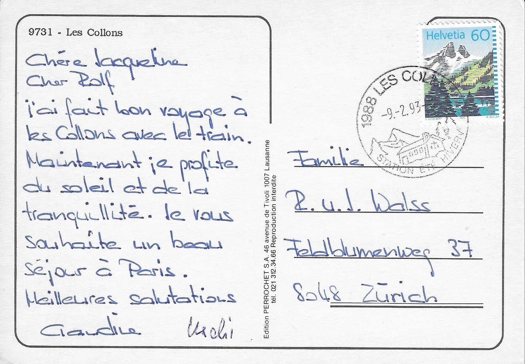 Cartes postales: Les Collons-Thyon 2000 VS – D'occasion à Rothrist par Stranglehold 1
