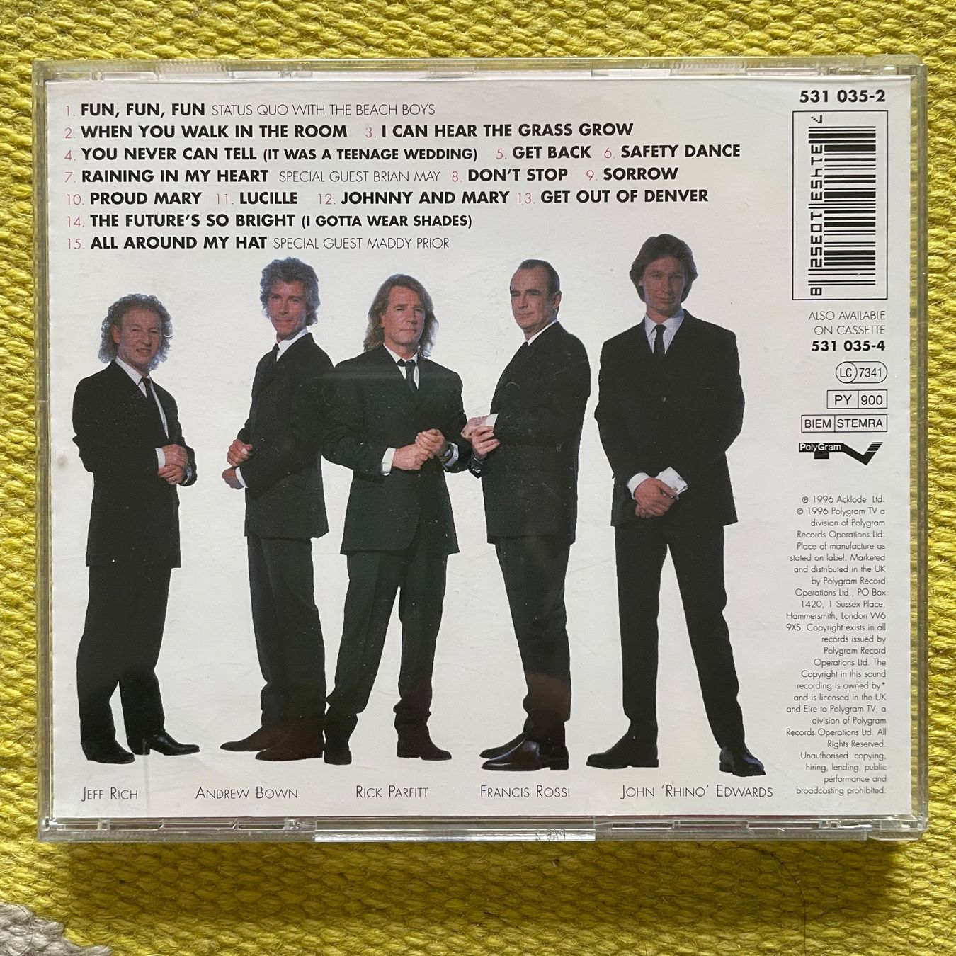 CD: STATUS QUO-DON‘T STOP – Usato da Rorschacherberg venduto da CD-Roli 1