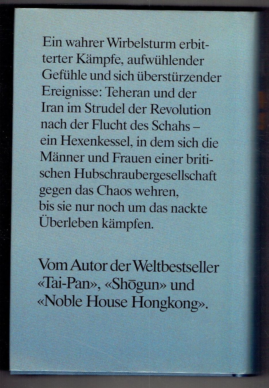 Bücher: James Clavell  Wirbelsturm – Gebraucht aus Flims - Dorf von Stagediver 1