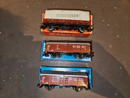 Märklin 4619 und 4609 Konvolut DB Güterwagen mit OVP