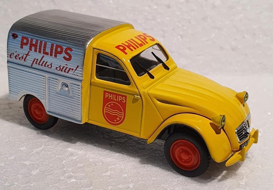 Norev Modellautos: Citroën  2CV AZU  -   PHILIPS  -  Norev  - 1/43 – Gebraucht aus Delémont von Domdom1