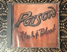 Poison - Flesh & Blood, USA Hardrock CD Album 1990