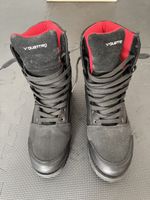 Bottes moto V'Quattro noires montantes état usagé