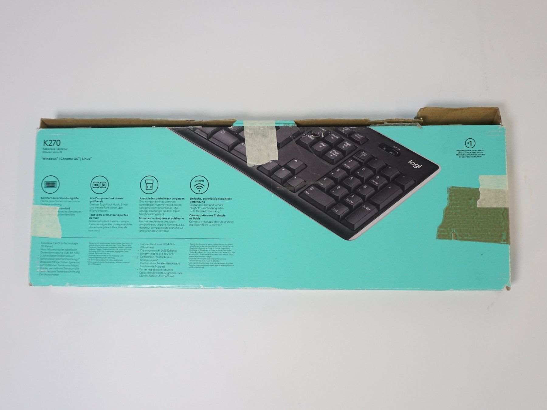 Logitech Tastaturen: Logitech K270 Tastatur – Neu (gemäss Beschreibung) aus Pratteln von Restwert_Pratteln 1