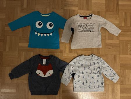 Baby T-Shirts Langarm Grösse 68