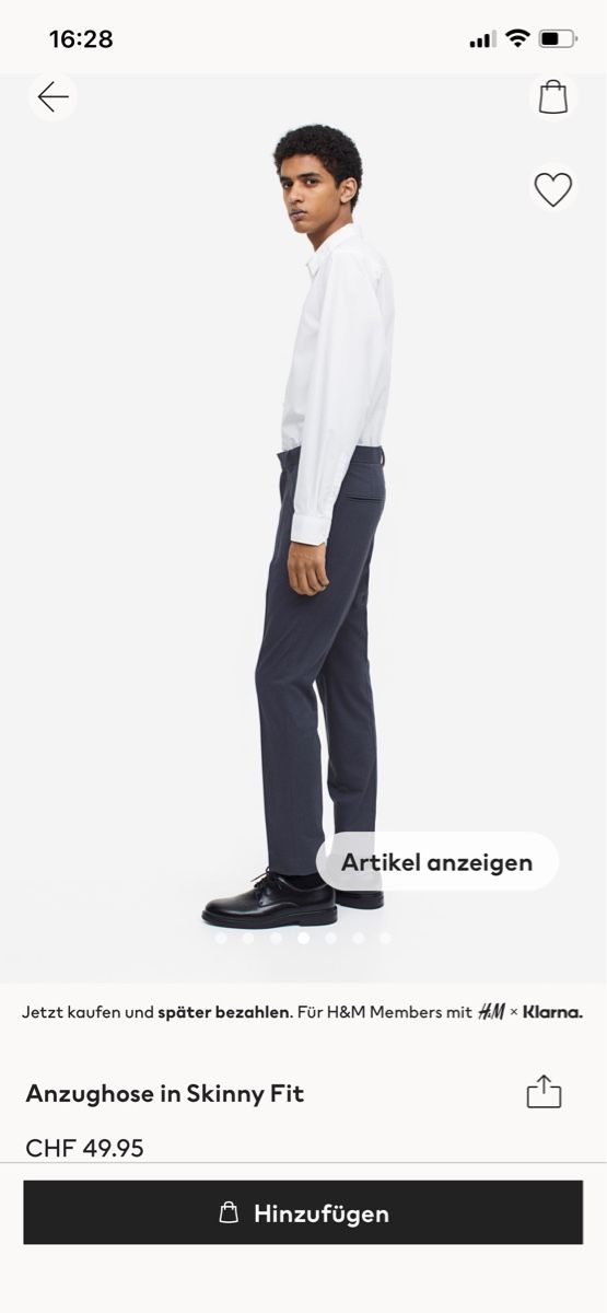 H&M Pantaloni: Anzughose H&M Gr. 50, Neu – Nuovo (secondo la descrizione) da Möhlin venduto da Halylea 3