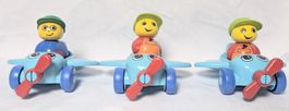 6er Set - LEGO Primo - Flugzeug - Figuren