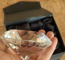 Glas Kristall Diamant Dekoration mit Box