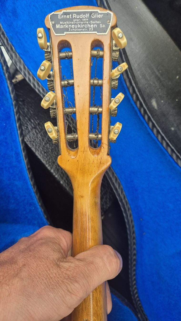 Strumenti musicali: Sehr schöne Alte Mandoline Ernst Rudolf Glier – Usato da Rämismühle venduto da beni0010 6