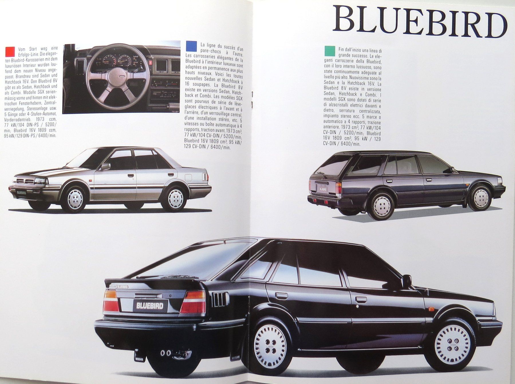 Nissan Documenti: Prospekt Nissan 1990 – Usato da Ettingen venduto da campione_1 3