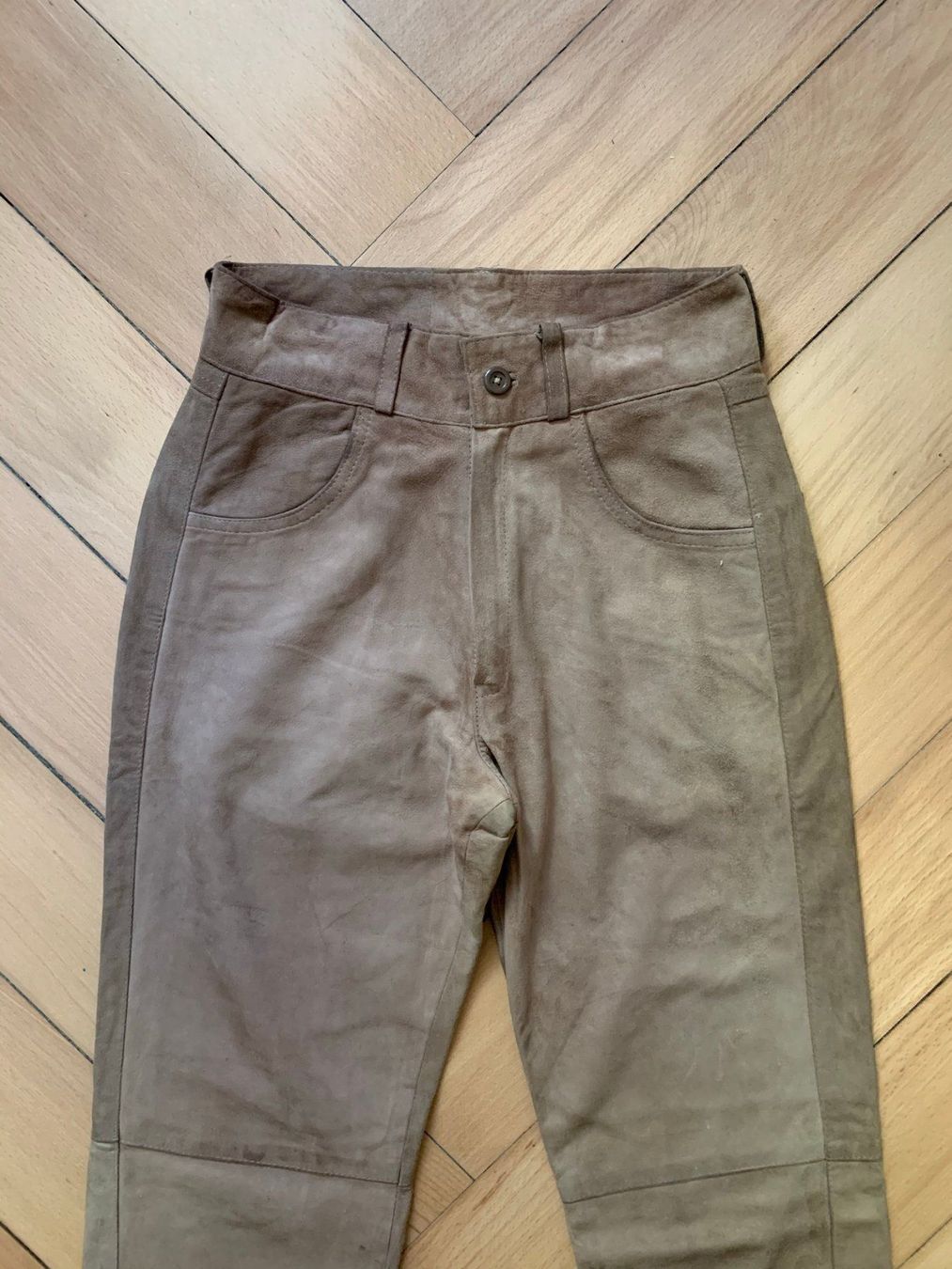 Hosen: Wildleder Hose hellbraun - XS – Gebraucht aus Zürich von Diazaio 1