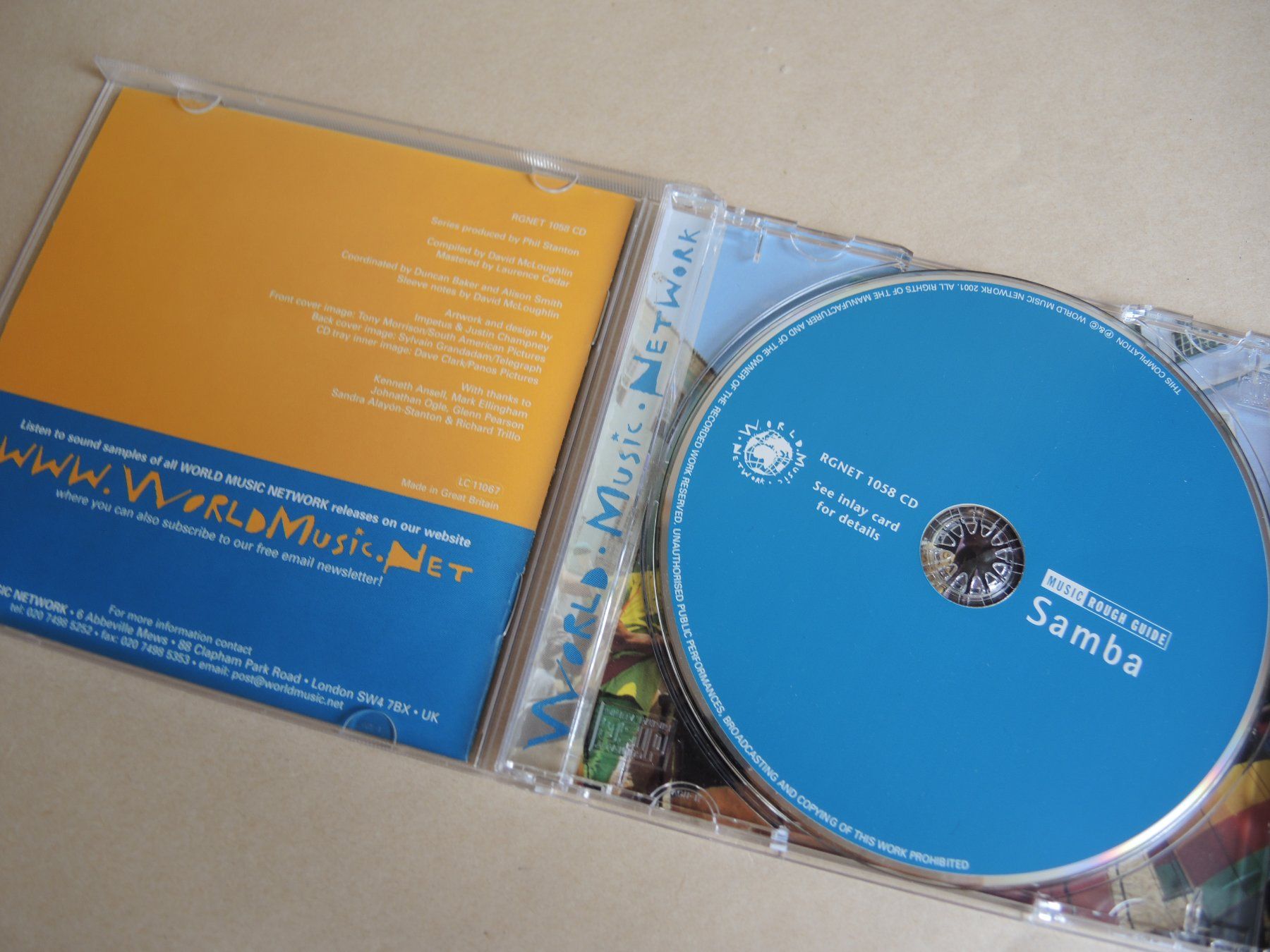 CD: CD The Rough Guide to Samba - Brasilianischer Carnaval – Usato da Rorschach venduto da Pop-upBrocki 1