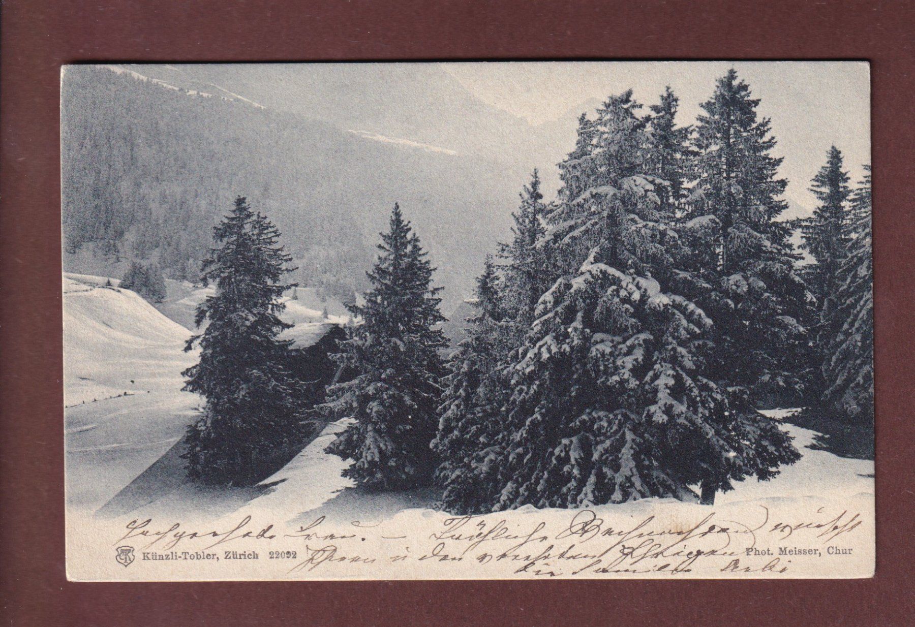 Cartes postales: BERGLANDSCHAFT - 1903 – D'occasion à Pully par nicecards-shop