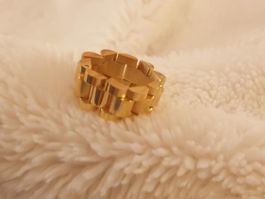 Ring - Gliederkette - Grösse: 9 - Umfang: ca. 59.5 mm