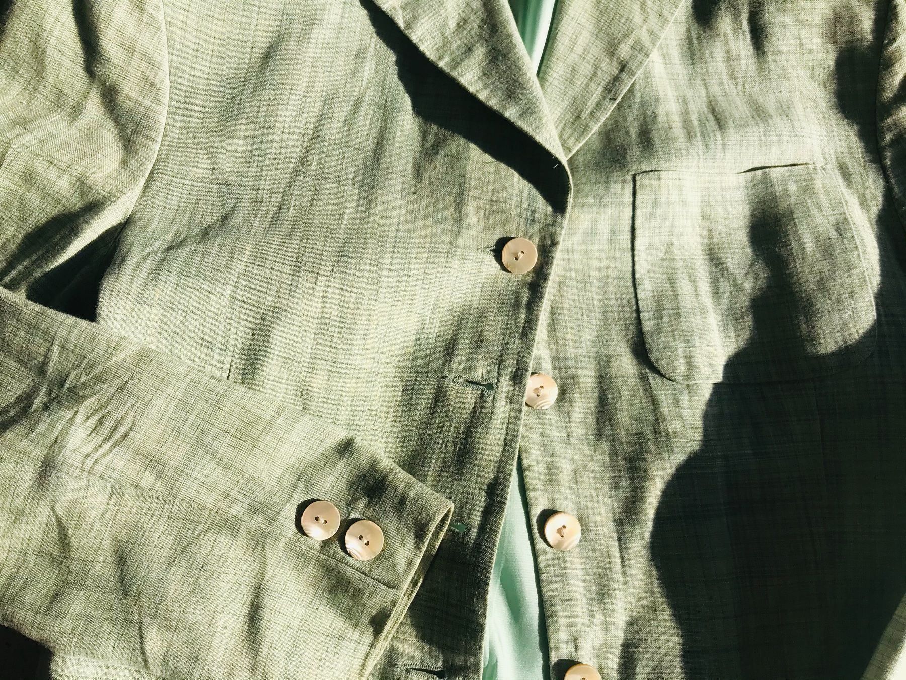 Jacken: Leinenblazer Mint, Gr. 38 – Gebraucht aus Richterswil von Solemare47Nicole 1
