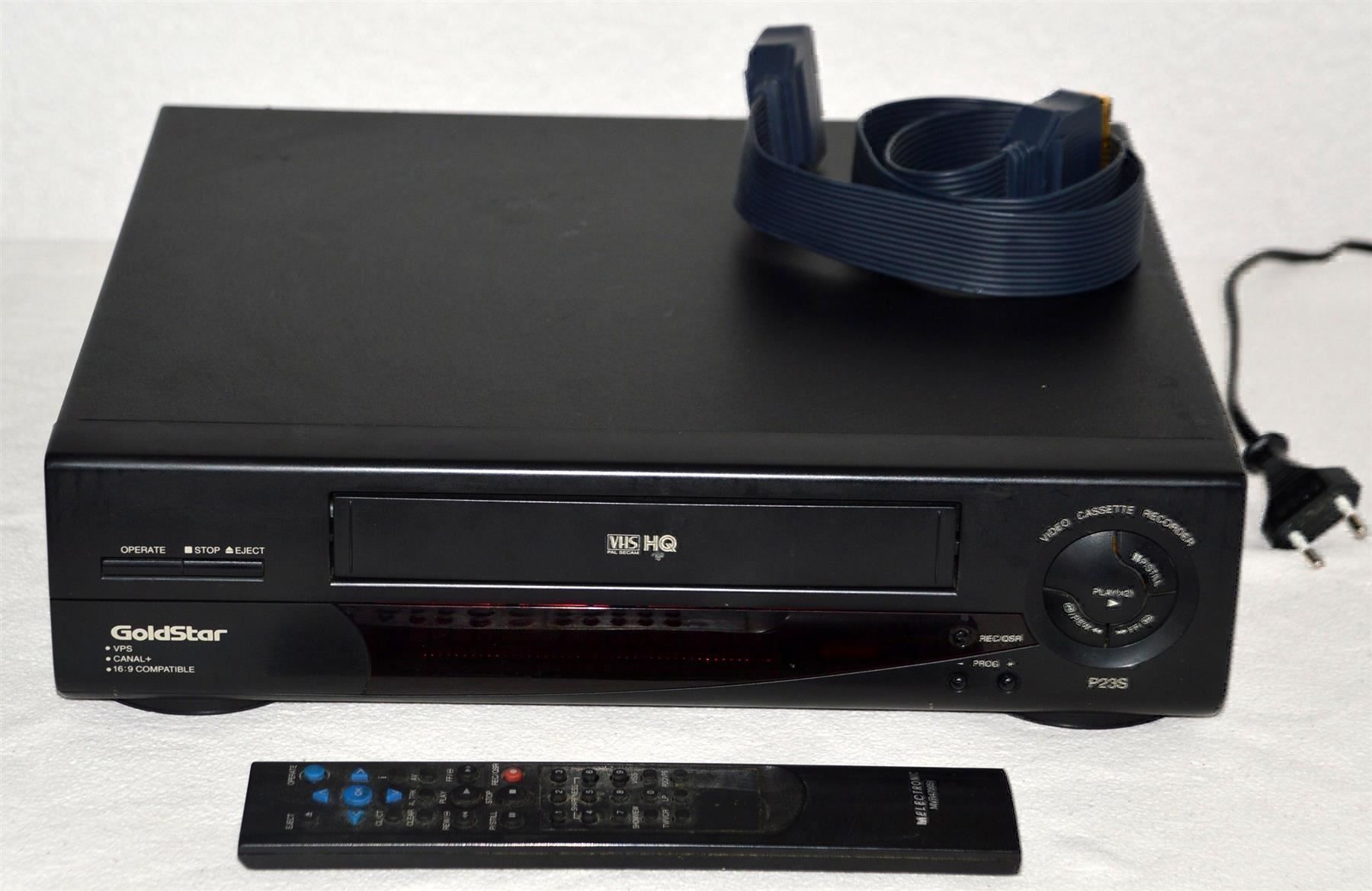 Registratori: Videorecorder VHS Goldstar P23S magnétoscope – Usato da Collonges venduto da arashee