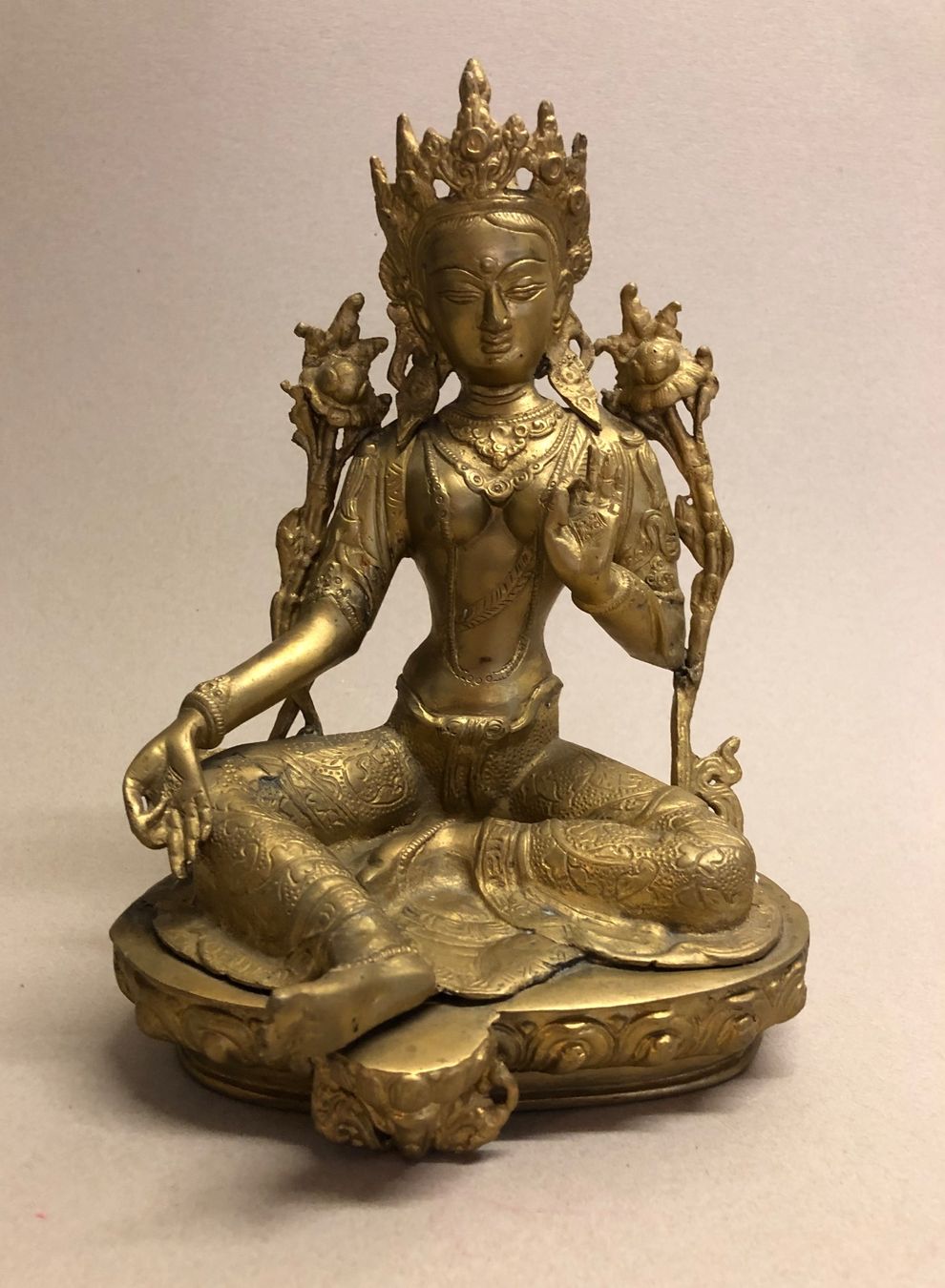 Skulpturen & Statuen: Altar-Bronzefigur - Göttin TARA – Gebraucht aus Zürich von anderart
