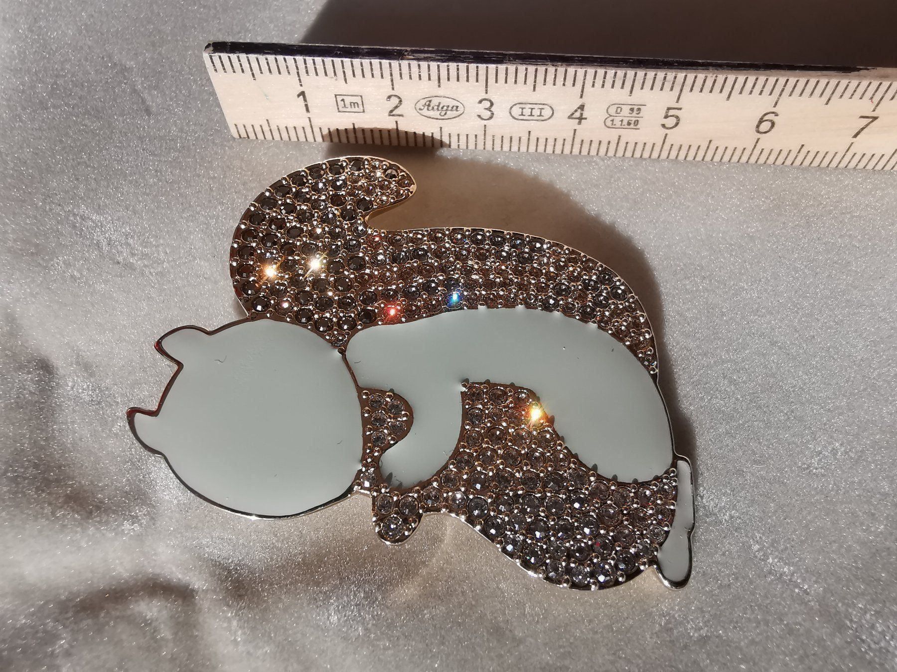Swarovski Spille & Fermagli: Swarovski Brosche Eichhörnchen gos – Nuovo (secondo la descrizione) da Zürich venduto da Yourgoodbuy 4