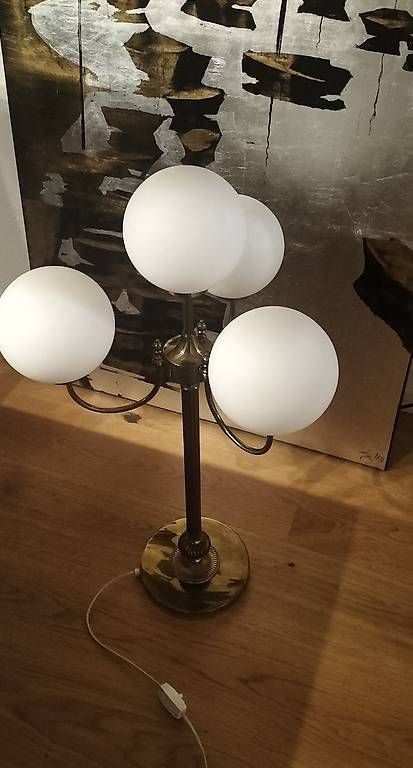 Lampade: Stehlampe mit vier Glaskugeln – Usato da Steinach venduto da Tsgweh 4