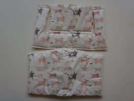 Sitzkissen Set pink Tales zu Stokke Hochstuhl Tripp Trapp