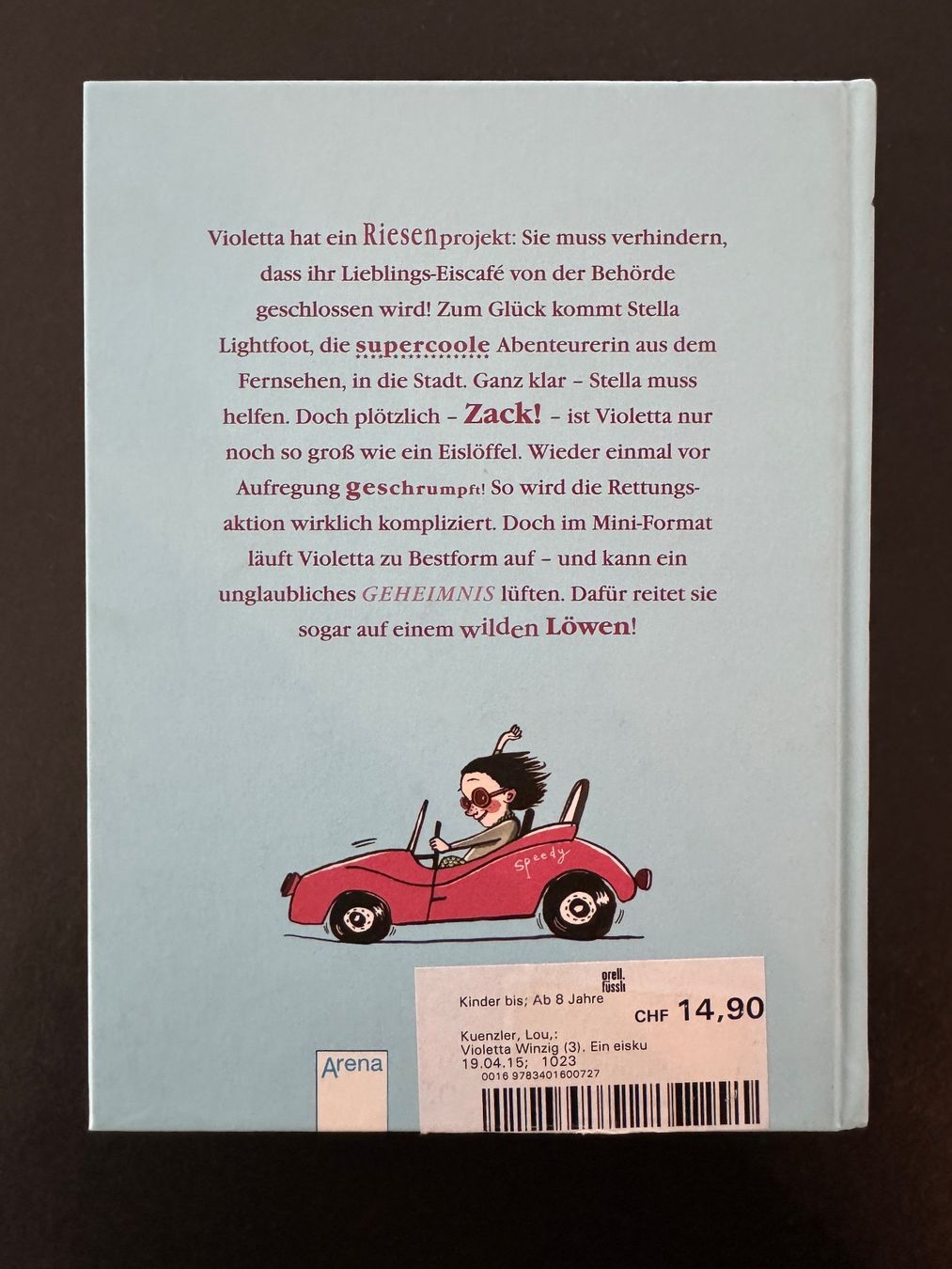 Bücher: Kinderbuch - Violetta Winzig - Ein eiskugelgroßes Rätsel – Neu (gemäss Beschreibung) aus Zollikon von Krenapf 4