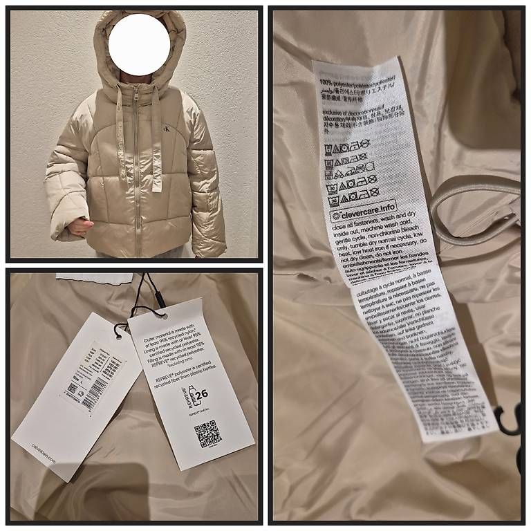 Calvin Klein Jacken: Calvin Klein Damen Logo Drawstring Short Winterjacke-NEU – Neu und originalverpackt aus Vilters von tin1tho 1