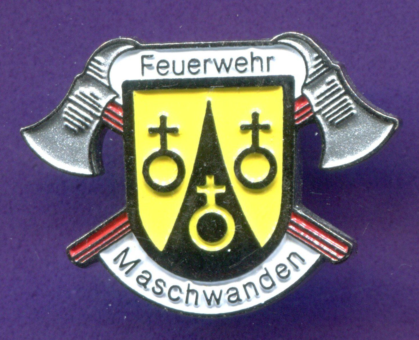 Placchette & Badge: Feuerwehr  MASCHWANDEN – Usato da Winterthur venduto da Sammleroase