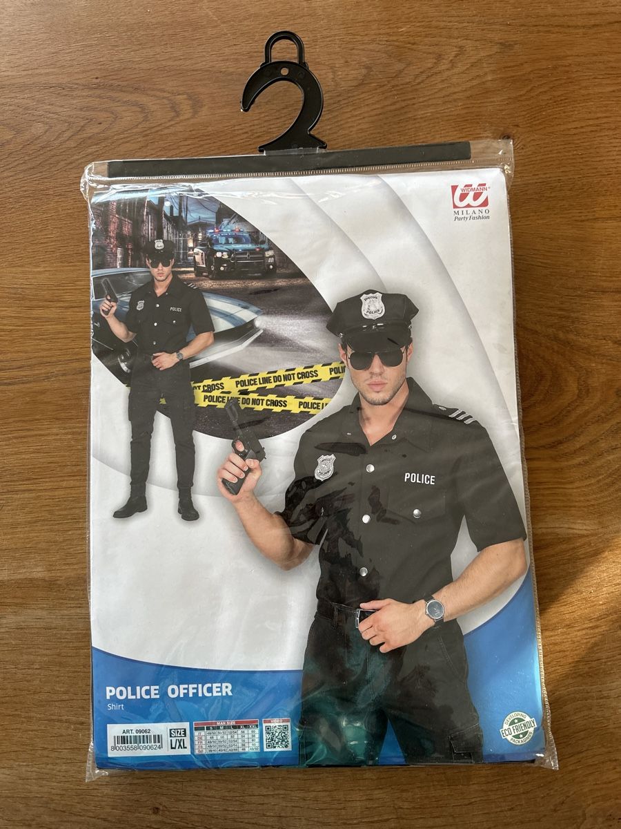 Costumi: Fasnachtskostüm Police Officer – Nuovo e nell'imballaggio originale da Sonnental venduto da showconcept303